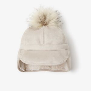 Zara Kids Matching Pompom Hat - Size Medium- NWT